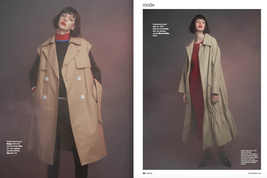 New Editorial from Laura's work for Femina