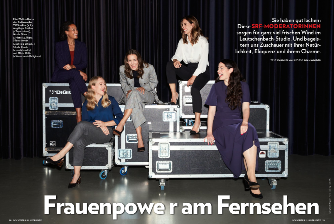 Women's power on TV - new work of Fabienne, Jesca, Laura & Letizia for SI 